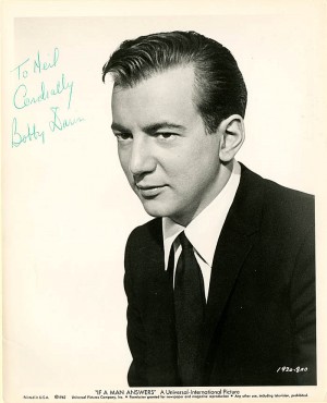 Bobby Darin signed portrait - SOLD